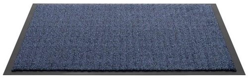 Spectrum schoonloopmat blauw 60x80cm