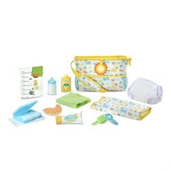 Melissa & Doug set de viaje para muñecas Mine to Love - juego de 17 piezas
