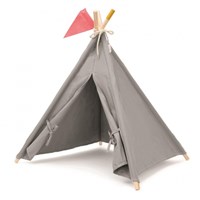 Skrallan tipi para muñecas gris - tienda de campaña accesorio para muñecas-2