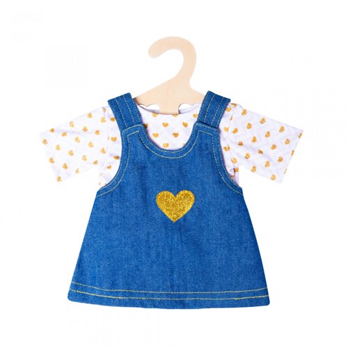 Heless ropa para muñecas vestido vaquero con camiseta para muñeca 35-45cm