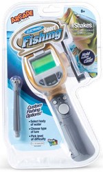 Basic Fun juego electrónico portátil de pesca deportiva juguete retro