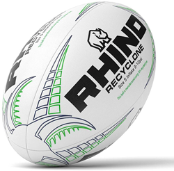 Rhino balón de rugby Recyclone talla 5 caucho reciclado entrenamiento