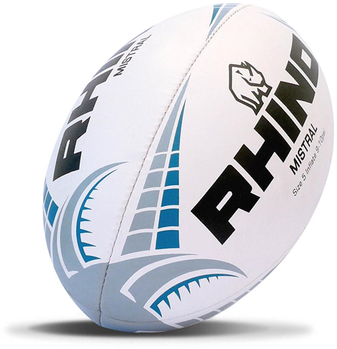 Rhino balón de rugby desarrollador de agarre talla 5 entrenamiento multicolor