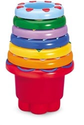 Tolo Classic Juego de Tazas Apilables Arcoíris - 7 piezas
