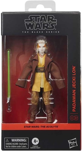 Hasbro figura de acción Star Wars Padawan Jecki Lon The Black Series 15 cm
