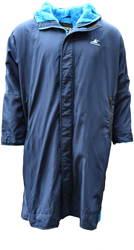 SwimTech parka bata navy/azul - impermeable y cálida - small