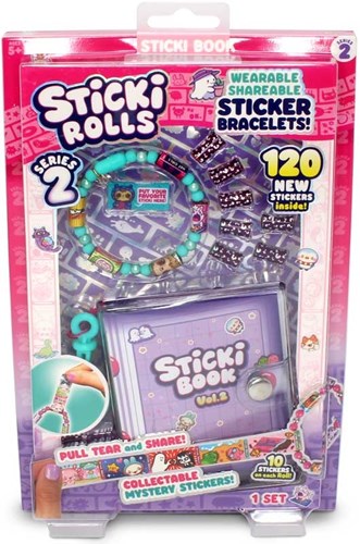 Sticki rolls libro de pegatinas Wave 2 - libro para niños - colección