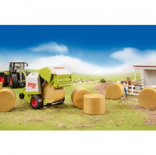 Bruder Accesorios Granja Pacas de Heno Claas Rollant Redondas - 4 unidades-2