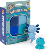 Tiger Tribe Super Clay plastilina - Recambio Ocean azul para niños