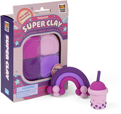 Tiger Tribe Super Clay set de modelado - recambio morado para juego creativo