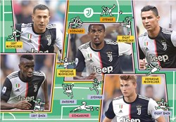 Clementoni puzzle Juventus Supercolor - 104 piezas juego de fútbol