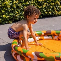 Swim Essentials piscina infantil camuflaje - piscina hinchable 100 cm-3