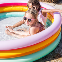 Swim Essentials piscina infantil arcoíris 150 cm - piscina hinchable-2