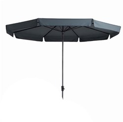 Parasol Syros 350cm draai volant grijs