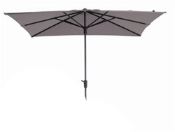 Parasol Syros 280x280cm opdraai TAUPE
