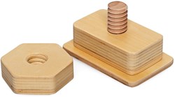 Tidlo conector de cocina de madera para niños pequeños - accesorio cocina