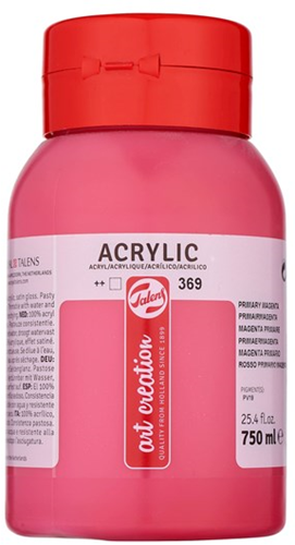 Talens pintura acrílica magenta primario 750 ml - Art Creation pintar