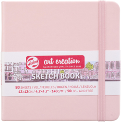Talens Art Creation TAC Schetsboek 12x12 cm 140gr 80 vel Roze
