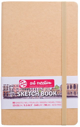 Talens cuaderno de bocetos kraft 13x21 cm 140 gr 80 hojas – papel creativo