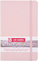 Talens cuaderno de bocetos rosa pastel 13x21 cm 140g 80 hojas dibujo