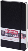 Talens cuaderno de bocetos negro 13x21 cm 140g 80 hojas tapa dura