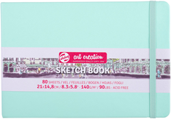 Talens Art Creation TAC Schetsboek 21x15 cm 140gr 80 vel Mintgroen