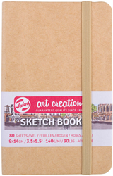 Talens Art Creation TAC Schetsboek 9x14 cm 140 gr 80 vel Kraft