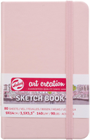 Talens cuaderno de bocetos rosa 9x14 cm 140gr 80 hojas para niños