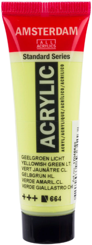 Royal Talens pintura acrílica verde amarillo claro 120 ml - Amsterdam pintura