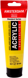 Royal Talens pintura acrílica amarillo metálico 120 ml - Amsterdam pintura