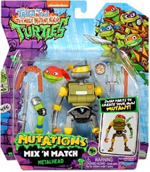 Playmates figura de acción TMNT Metalhead - juguete mutante mix & match