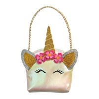 Heless bolso para muñecas diseño unicornio con purpurina 35-45 cm