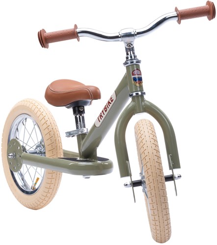 Trybike bicicleta sin pedales Steel verde vintage - dos ruedas para niños-3