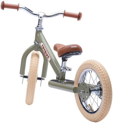 Trybike loopfiets Steel vintage groen - tweewieler