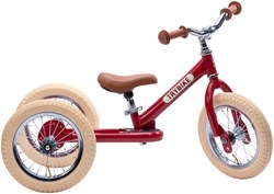 Trybike bicicleta de equilibrio 2-en-1 Steel - bici infantil rojo vintage