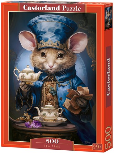 Castorland puzzle hora del té - 500 piezas rompecabezas adultos-2