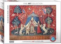 Eurographics puzzle La Dama y el Unicornio 1000 piezas juego de rompecabezas-2