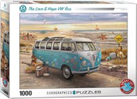 Eurographics puzzle Volkswagen VW Bus Love & Hope 1000 piezas retro-2