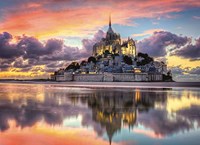 Clementoni puzzle Mont Saint-Michel 1000 piezas paisaje adultos