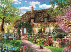 Clementoni puzzle The Old Cottage - 1000 piezas diversión cartoon