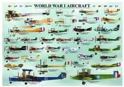 Eurographics Flugzeuge des 1. Weltkrieges - 1000 Teile