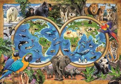 Clementoni puzzle mundo animal - 300 piezas - juguete educativo