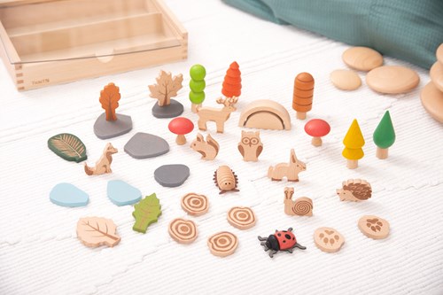 TickiT set de juego bosque de madera - juguete educativo naturaleza-2
