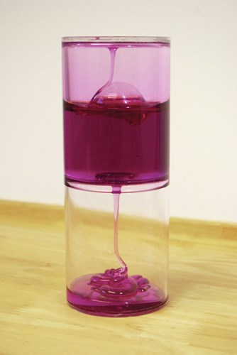 TickiT juguete sensorial Jumbo Ooze Tube líquido rosa-2