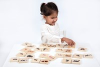 TickiT juego de memoria de familias de animales de madera - juguete educativo-2