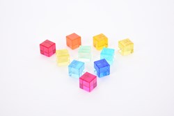 TickiT cubos de gemas - juguete educativo colorido 10 piezas