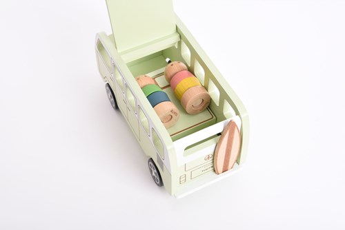 TickiT caravana de madera - juguete de aventura con figuras de madera-2