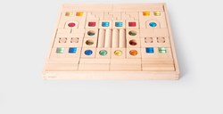 TickiT bloques de construcción de madera con joyas - juguete creativo