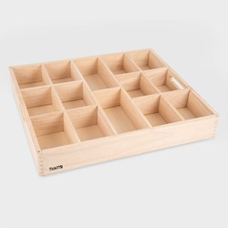 TickiT bandeja de clasificación de madera juguete - 14 compartimentos multicolor