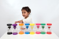 TickiT reloj de arena juguete ColourBright 5 minutos azul-3